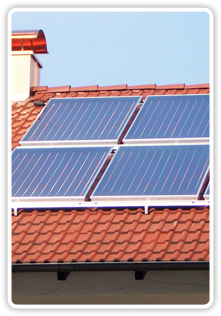 Solaranlage für Heizungsunterstützung